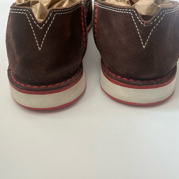 Brown and Animal Print Slip-On Shoes - Picture 6 of 8